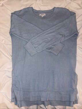 Light Blue Girl’s Crewneck Sweater by Moondance